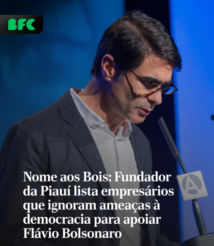 João Moreira Salles, da Revista Piauí