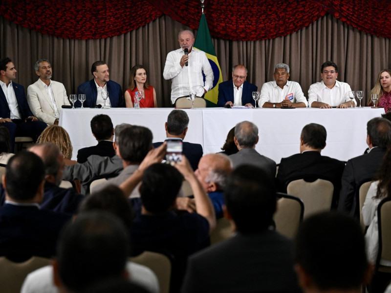 Rafael com Lula em Brasília