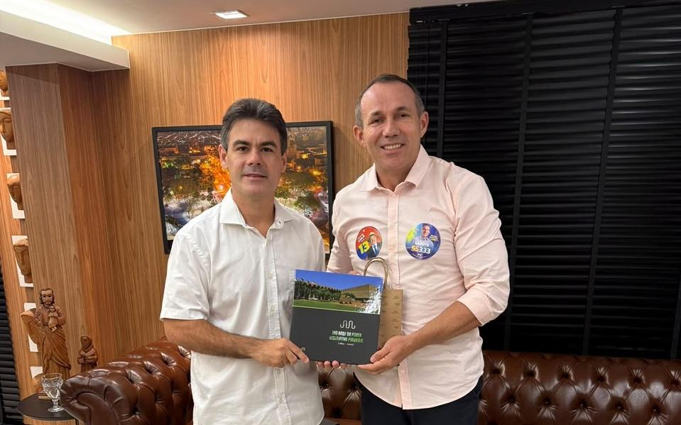 Presidente Severo Eulálio recebe deputado eleito Wilson Capote na Alepi