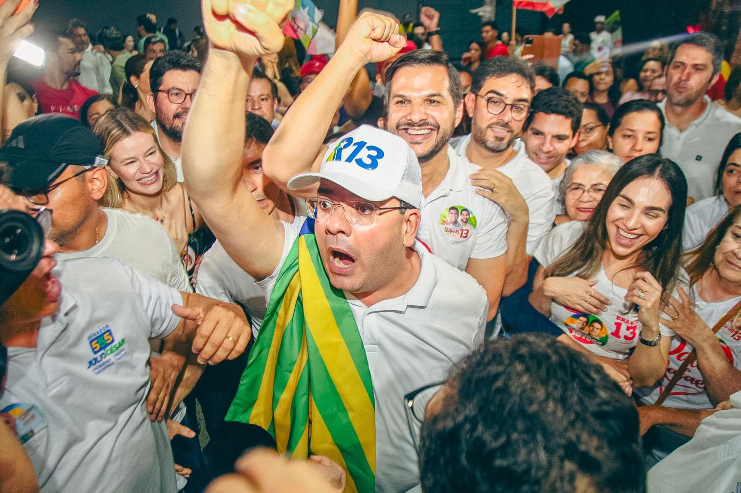 Rafael é o governador mais bem votado do Brasil com 70% dos votos válidos