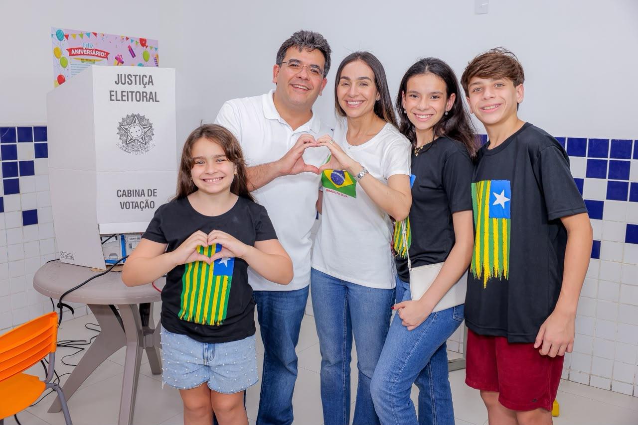 Rafael Fonteles votou em Teresina: 