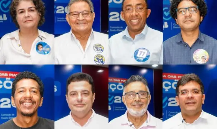 Candidatos ao governo são sabatinados pela Ordem dos Advogados do Brasil no Piauí