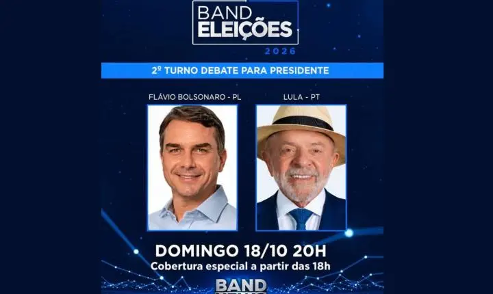 Flávio Bolsonaro não vai ao debate com Lula da Band no próximo domingo (18)