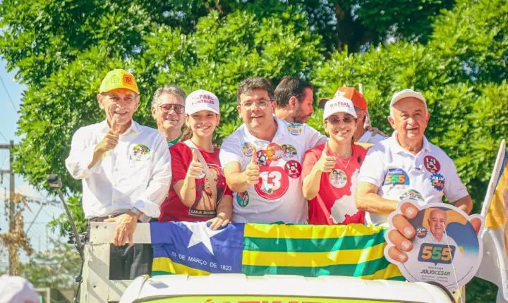 Rafael amplia a mobilização em Teresina com carreata nas ruas do bairro Extrema