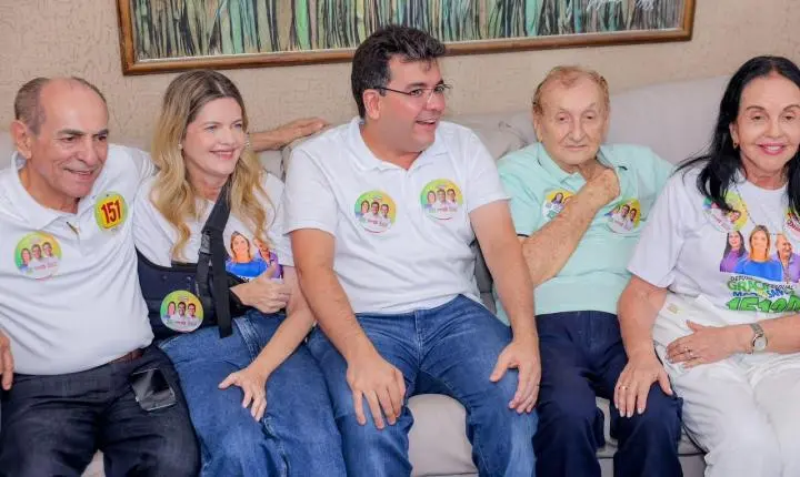 Ex-governador Mão Santa anuncia apoio a Rafael Fonteles em Parnaíba