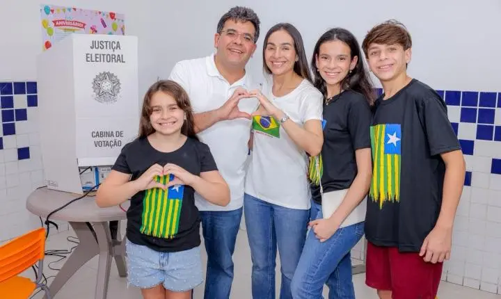 Rafael Fonteles votou em Teresina: 