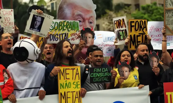 Justiça brasileira manda Meta excluir posts incentivando demissão por voto em Lula